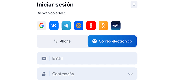 Cómo iniciar sesión en 1win Ingresa tus credenciales